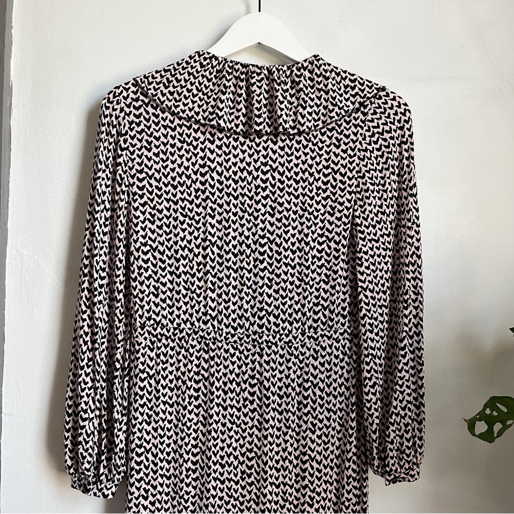 Whistles Abstract Heart Print Midi Dress - Picture 9 of 13